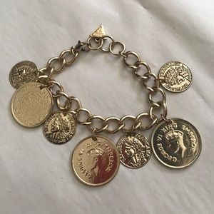 Guess coin bracelet